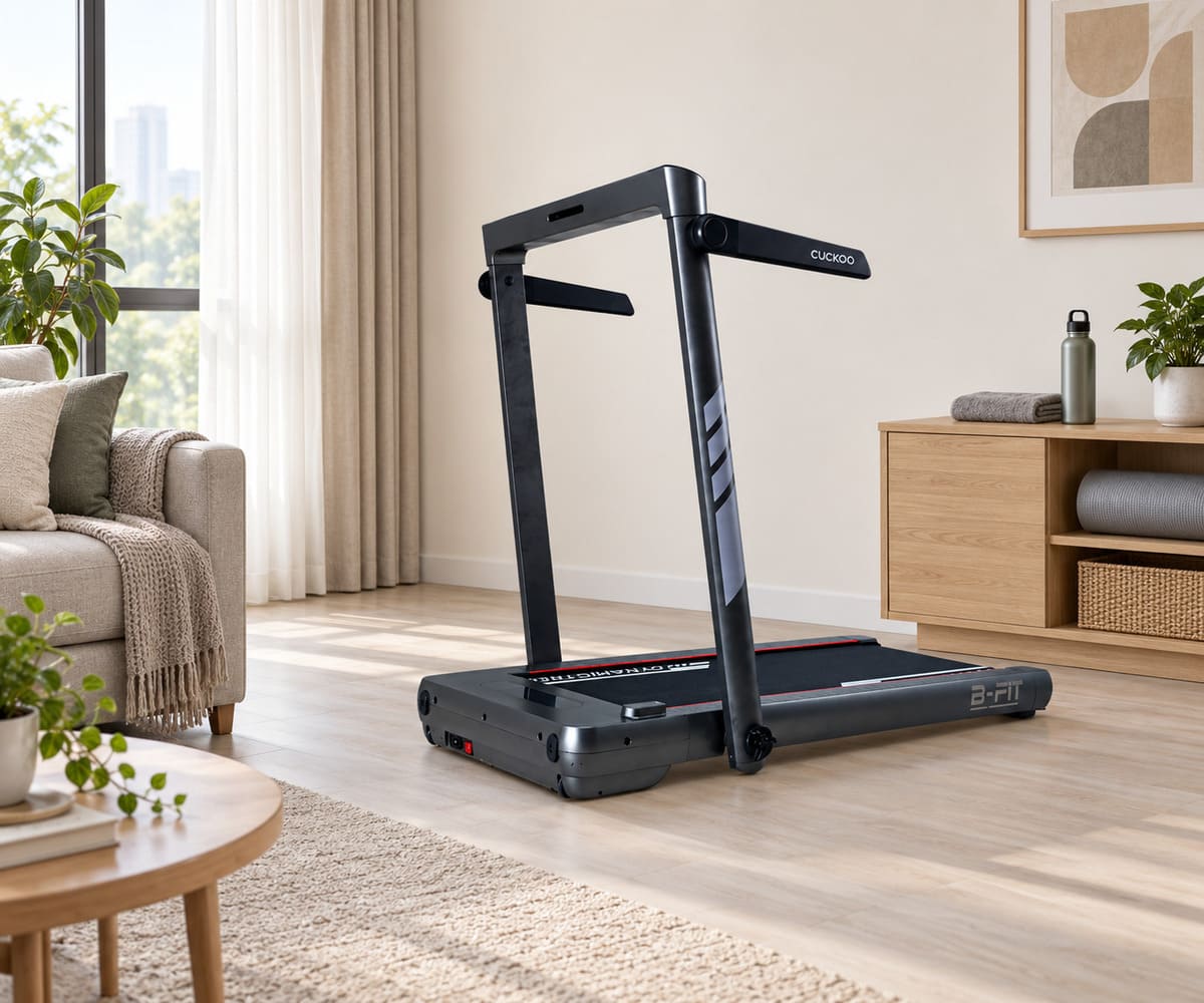CUCKOO Treadmills in a home setting