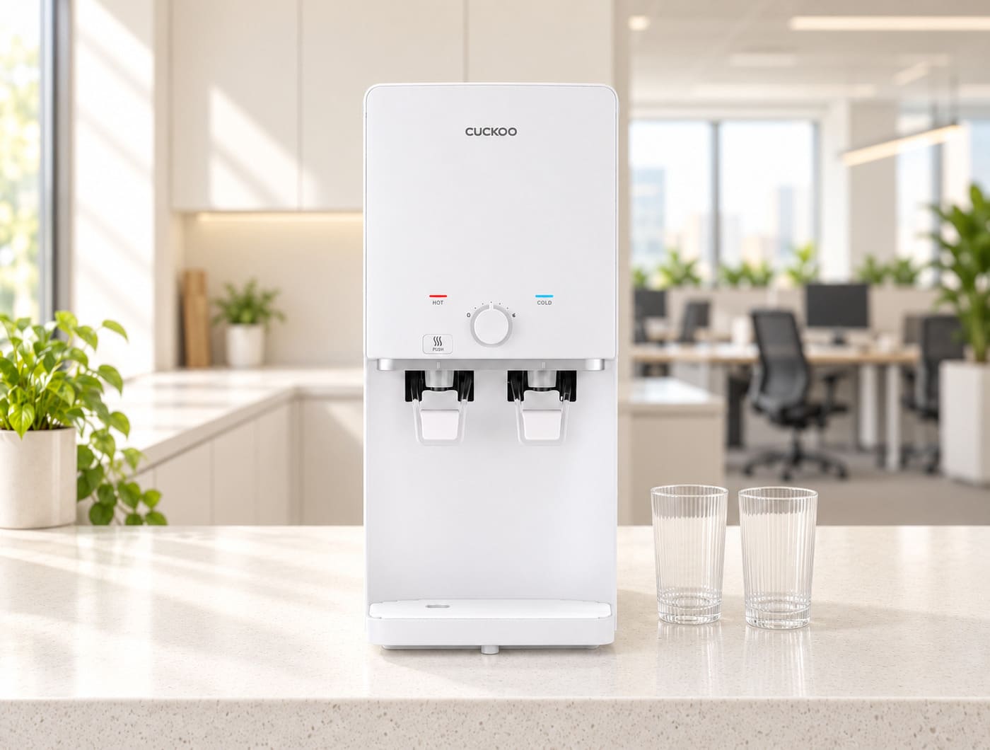 Illustration of CUCKOO products for offices